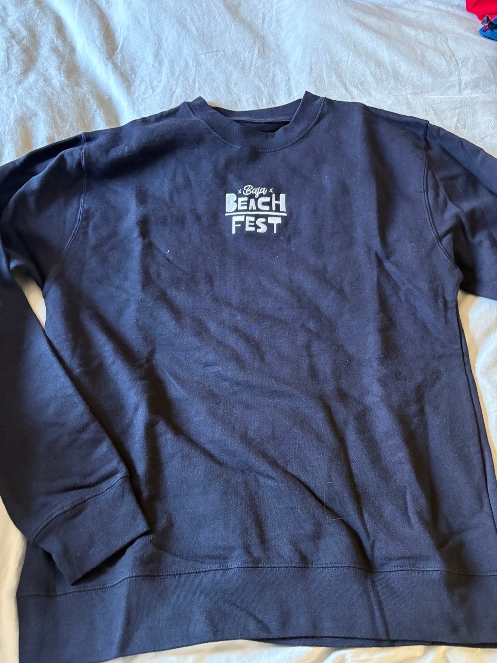 Beach Fest Crewneck Sweatshirt - Navy